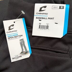 Champro Adult S NEW Open Bottom Baseball Pant